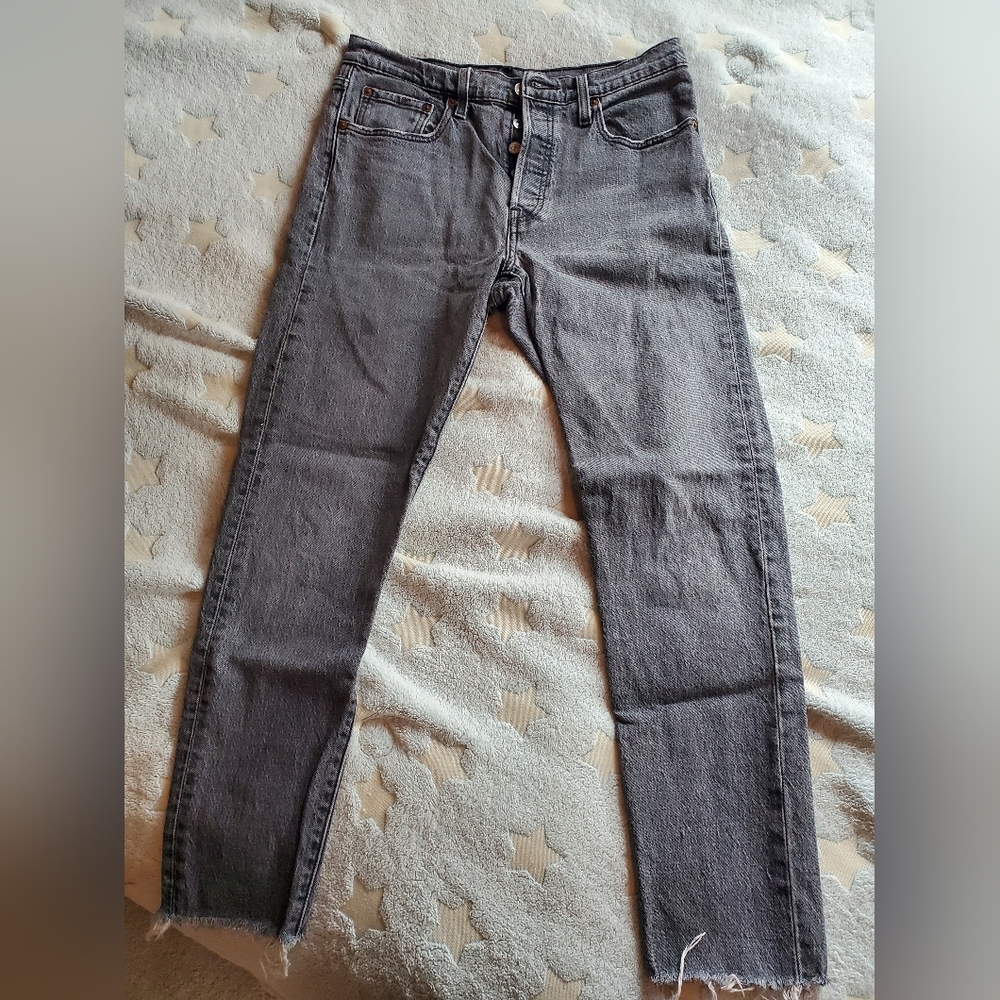 Levi's 501 Skinny Button Fly Jeans